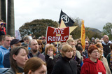 Calton Hill crowd
