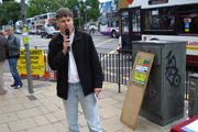 Campaigning against fule price rises