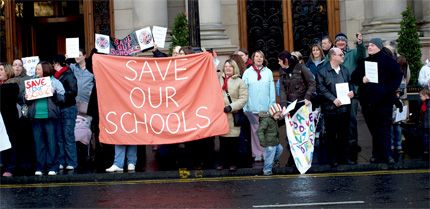 Glasgow Schools Protest