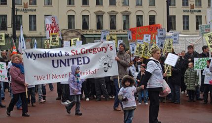 Glasgow Save Our Schools demo