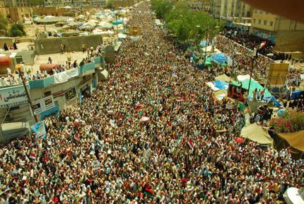Demonstration in Yemen
