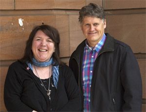 Sandra Webster and Colin Fox