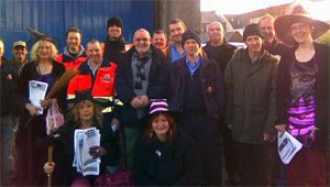 Socialist Womens Network on the posties picket line