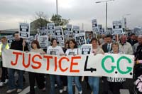 justice for gordon gentle demo